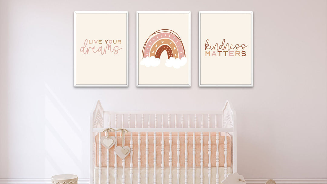 inspiration wall prints for child's bedroom
