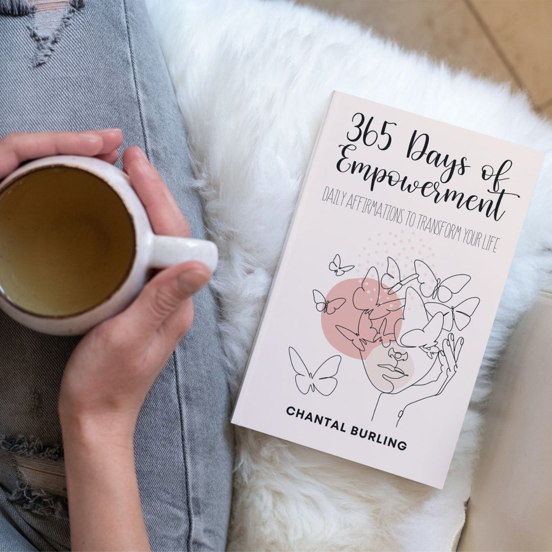 daily affirmation book with 365 affirmations for self-care