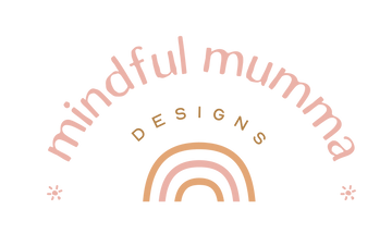 positive affirmation cards by mindful mumma designs logo